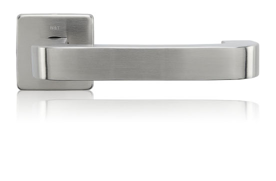 Stainless steel door handle Techno