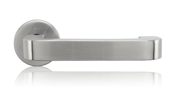 Stainless steel door handle Techno