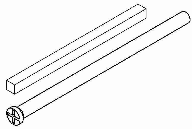 MOUNTING MATERIAL FOR PULL HANDLE YES! WC