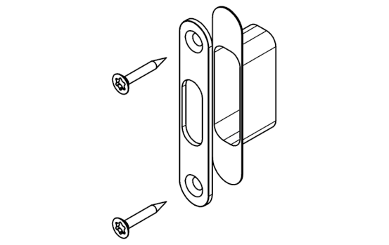 STRIKER PLATE FOR LOCKS MINI